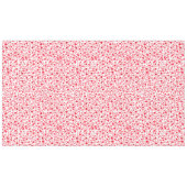 Rotes Konfetti-Herzen-Muster Tischdecke (Vorderseite (Horizontal))