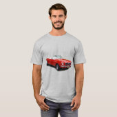 Rotes konvertibles Shirt von 1966 (Vorne ganz)