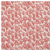 Rotes Korallenmuster 2 Stoff (Muster)