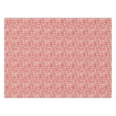 Rotes Korallenmuster 2 Tischdecke (Vorderseite (Horizontal))
