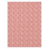 Rotes Korallenmuster 2 Tischdecke (Vorderseite)