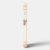 Rotes Korallenriff mit Conch-Muschel-Grenze Case-Mate iPhone Hülle (Rückseite / Links)