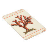 Rotes Korallenriff mit Conch-Muschel-Grenze Magnet (Rechte Seite)