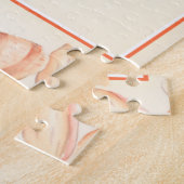 Rotes Korallenriff mit Conch-Muschel-Grenze Puzzle (Seite)