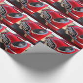 Rotes Korvette ~ Packpapier (Ecke)