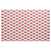 Rotes Krabbenmuster des Cartoon Stoff (Fat Quarter (45,7 x 55,9 cm))