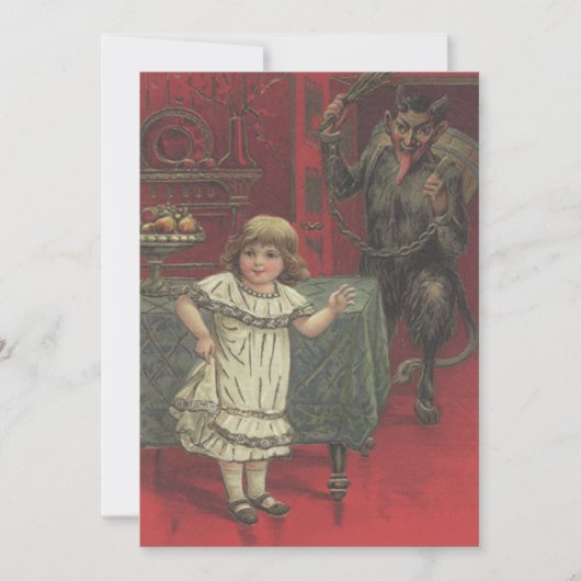 Rotes Krampus-Mädchen Esszimmer Switch (Vorderseite)
