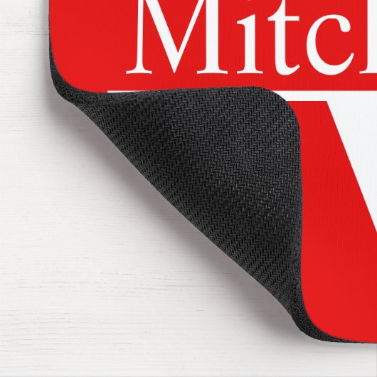 Rotes Kreuz Bar LR Monogramm Mousepad (Ecke)