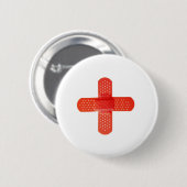 Rotes Kreuz Button (Vorne & Hinten)