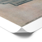 Rotes Kreuz-Dienstflagge (US00202B) Poster (Ecke)