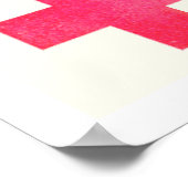 Rotes Kreuz fördert die Gesundheit der Gemeinschaf Poster (Ecke)