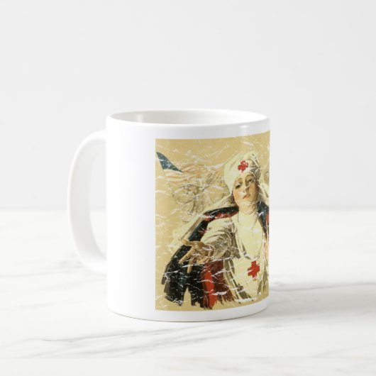 Rotes Kreuz Kaffeetasse (Vorderseite Links)