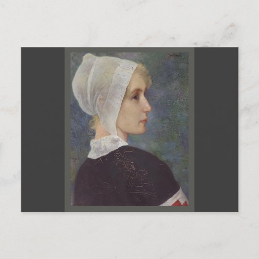 Rotes Kreuz Krankenwagen von Theodor Grust Postkarte (Vorderseite)