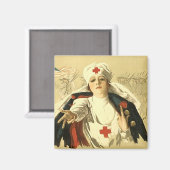 Rotes Kreuz Magnet (Vorderseite/Rückseite)