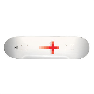 Rotes Kreuz Skateboard