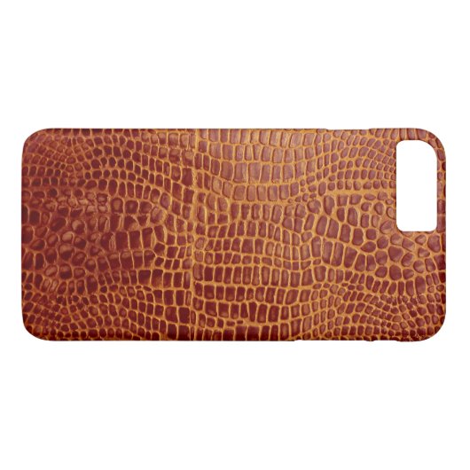 Rotes Krokodil Case-Mate iPhone Hülle (Rückseite (Horizontal))