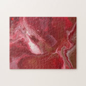 Rotes Kupfer Abstrakt Puzzle (Horizontal)