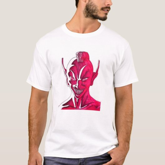 Rotes Lächeln T-Shirt (Vorderseite)