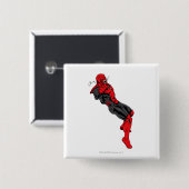 Rotes Laternen-Korps - Raserei, die 1 lehnt Button (Vorne & Hinten)