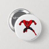 Rotes Laternen-Korps - Raserei-Sprung 1 Button (Vorne & Hinten)