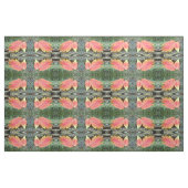Rotes Leaf Combed Cotton 56" Stoff (Fat Quarter (45,7 x 55,9 cm))