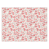 Rotes Leaf und Berry Pattern Tischdecke (Vorderseite (Horizontal))