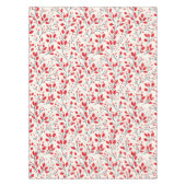 Rotes Leaf und Berry Pattern Tischdecke (Vorderseite)
