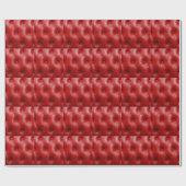 Rotes Leder: Eleganz der Stilelemente. Geschenkpapier (Flach)