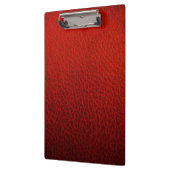 Rotes Leder Klemmbrett (Links)