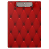 ROTES LEDER KLEMMBRETT (Vorderseite)