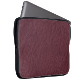 Rotes Leder Maskuline Rustikale Haut Laptopschutzhülle (Vorne Rechts)