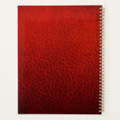 Rotes Leder Planer (Rückseite)