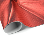 Rotes Leder, Textur Geschenkpapier (Rolleneckpunkt)