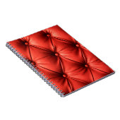 Rotes Leder, Textur Notizblock (Rechte Seite)