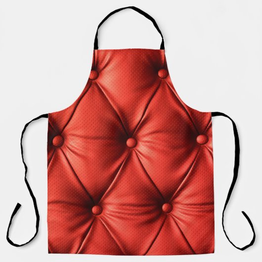 Rotes Leder, Textur Schürze (Vorderseite)