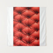 Rotes Leder, Textur Wandteppich (Vorderseite (Horizontal))