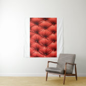 Rotes Leder, Textur Wandteppich (Beispiel (Horizontal))