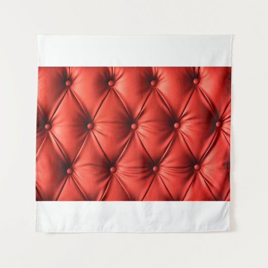 Rotes Leder, Textur Wandteppich (Vorderseite)