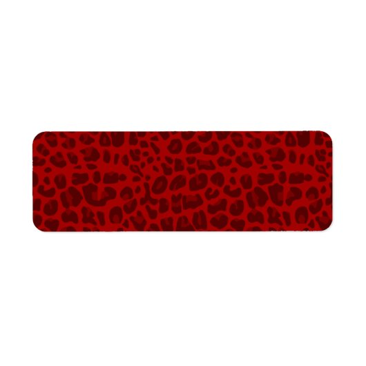 Rotes Leopardenmuster (Vorne)
