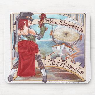 Rotes Licht-Flüge mousepad