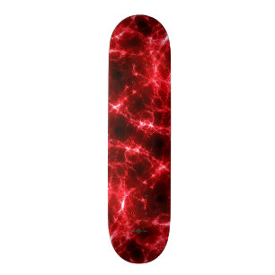 Rotes Licht-Ströme Skateboard