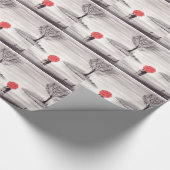 Rotes Liebe Geschenkpapier (Ecke)