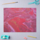 Rotes Lila Kupfer Abstrakte Decoupage Seidenpapier (Basteln)