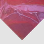 Rotes Lila Kupfer Abstrakte Decoupage Seidenpapier (Detail)