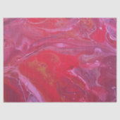 Rotes Lila Kupfer Abstrakte Decoupage Seidenpapier (Vorderseite)