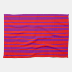 Rotes Lila Stilmuster Muster Geschirrtuch