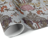 Rotes lila u. orange geschenkpapier (Rolleneckpunkt)