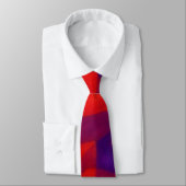 Rotes Lila und Blaues Cooles Halstuch Krawatte (Gebunden)