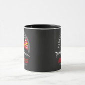 'Rotes Limit: Fordere alle Grenzen heraus' Tasse (Zentrum)