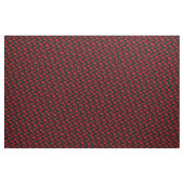 Rotes Lippenmuster-modernes Schwarzes Stoff (Yard (91,4 cm))